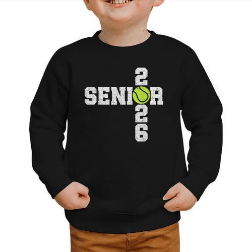 Senior Class Of 2026 Tennis Seniors Back To School 2026 Graphic Toddler Sweatshirt - Savourry