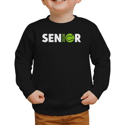 Senior Tennis 2026 Class Of 2026 Graduate Back To School Fun Graphic Toddler Sweatshirt - Savourry