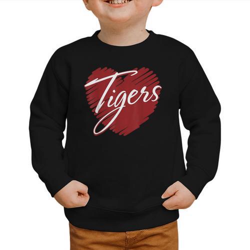 Tigers Heart Back To School Spirit M Graphic Toddler Sweatshirt - Savourry