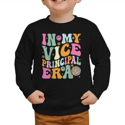 In My Vice Principal Era Back To School Vice Principal Graphic Toddler Sweatshirt - Savourry