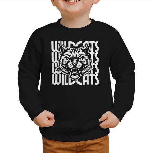 Wildcats School Spirit Team Wildcat Go Back To School Graphic Toddler Sweatshirt - Savourry
