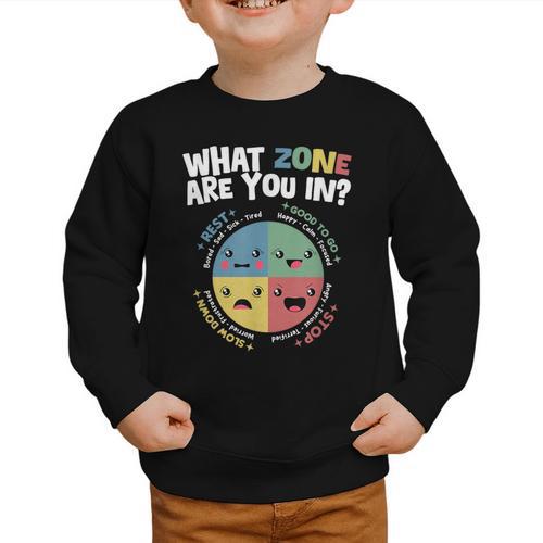 Zones Of Regulation School Counselor Back To School Emotion Graphic Toddler Sweatshirt - Savourry