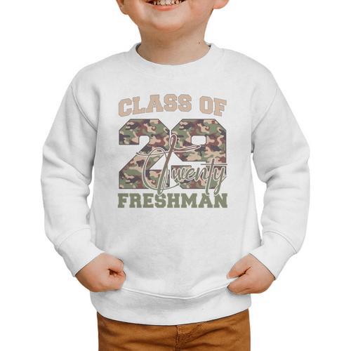Class Of 2029 Freshman High School Back To School 9th Grade Performance Graphic Toddler Sweatshirt - Savourry