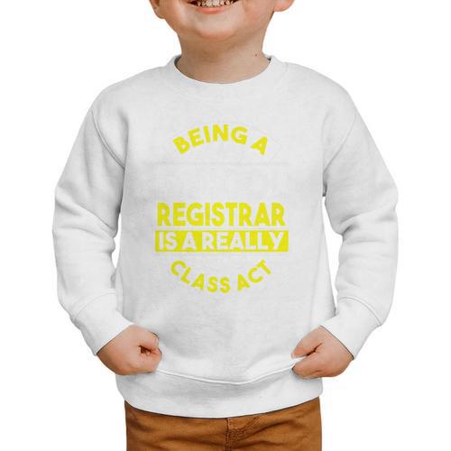 School Registry Student Enrollment Back To School Registrar Premium Graphic Toddler Sweatshirt - Savourry