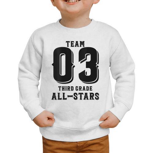 Team 3rd Grade All-Stars Back To School Tee For Stude Graphic Toddler Sweatshirt - Savourry