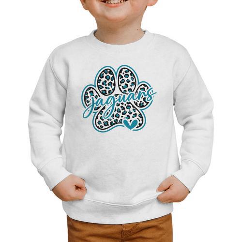 Vintage Jaguar School Sports Team Spirit Back To School Graphic Toddler Sweatshirt - Savourry