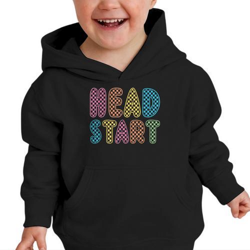 Back To School Head Start First Day Men Women Kid Checkered Graphic Toddler Hoodie - Savourry