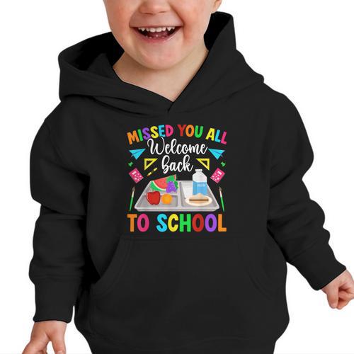Back To School Lunch Lady First Day Of School Lunch Lady Graphic Toddler Hoodie - Savourry