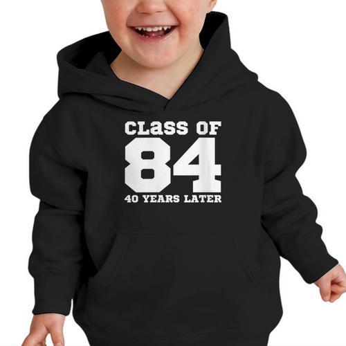 Class Of 1984 40 Years Later Reunions SQUAD Back To School Graphic Toddler Hoodie - Savourry