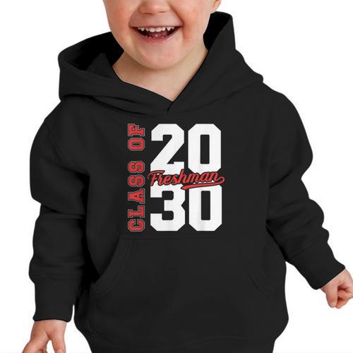 Class Of 2030 Freshman 2030 Back To School Graphic Toddler Hoodie - Savourry