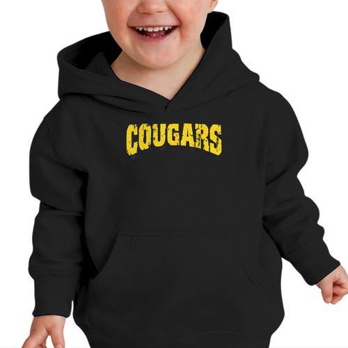 Cougars Back To School Spirit GY Graphic Toddler Hoodie - Savourry