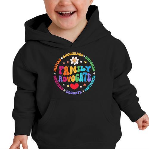 Family Advocate Appreciation Week Back To School PTO Graphic Toddler Hoodie - Savourry