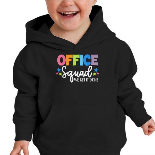 Office Squad We Get It Done Back To School First Day Graphic Toddler Hoodie - Savourry