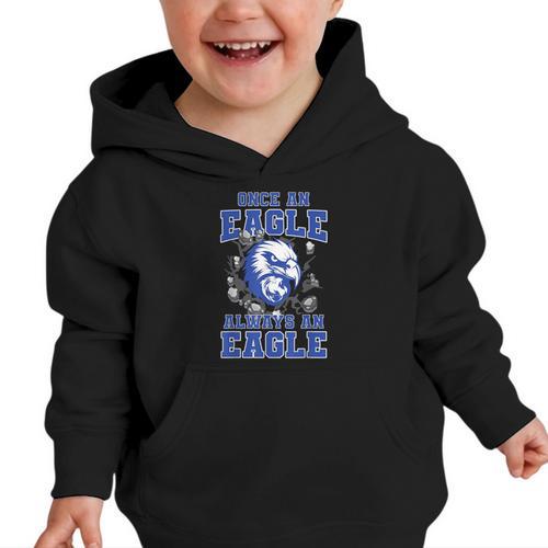 Once An Eagle Always An Eagle Back To School Spirit B Graphic Toddler Hoodie - Savourry