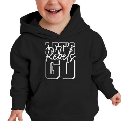 Rebels Back To School Spirit Graphic Toddler Hoodie - Savourry