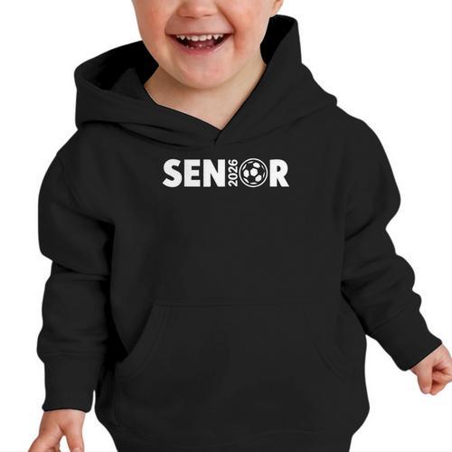 Senior Soccer 2026 Class Of 2026 Graduate Fun Back To School Graphic Toddler Hoodie - Savourry