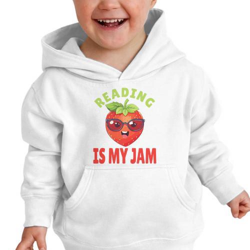 Back To School Reading Is My Jam School Librarian Premium Tri-Blend Graphic Toddler Hoodie - Savourry