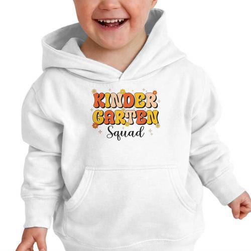 Kinder Garten Squad Team Back To School Kinder Garten Kids Graphic Toddler Hoodie - Savourry