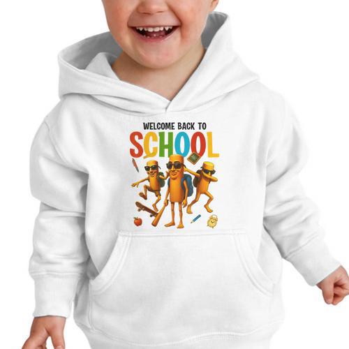 Tung Tung Sahur Back To School Brainrot Meme Boys Girls Kid Graphic Toddler Hoodie - Savourry
