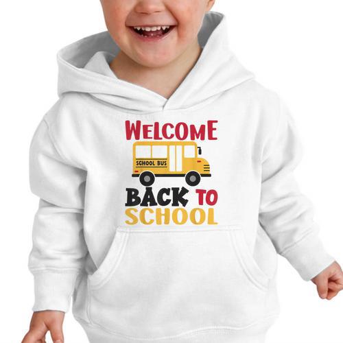 Welcome Back To School For Bus Drivers First Day Of School Graphic Toddler Hoodie - Savourry