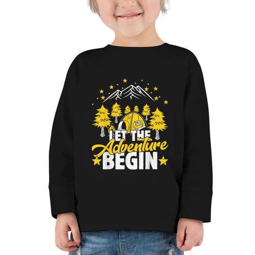 Back To School Mode Let The Adventure Begin Graphic Toddler Long Sleeve Tee - Savourry