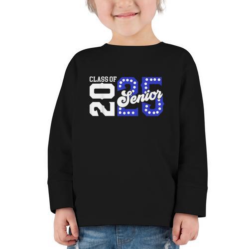 Class Of 2025 Senior 2025 Back To School Graduation Party Graphic Toddler Long Sleeve Tee - Savourry