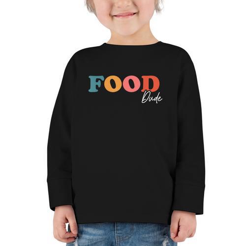 Food Dude Boho Sweet Lover By Food Dude For Back To School Graphic Toddler Long Sleeve Tee - Savourry