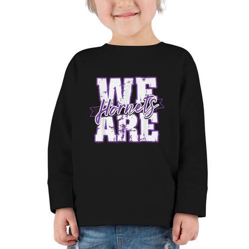 We Are Hornets Back To School Spirit P Graphic Toddler Long Sleeve Tee - Savourry