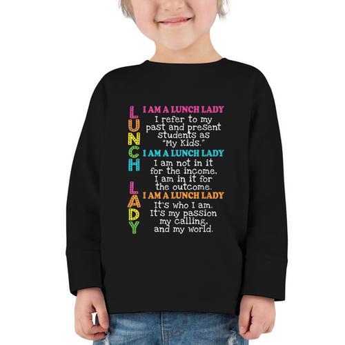 Lunch Hero Squad Lunch Ladies Cafeteria Crew Back To School Graphic Toddler Long Sleeve Tee - Savourry