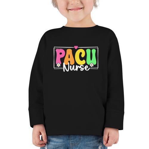PACU Nurse Back To School Student Nurse Graphic Toddler Long Sleeve Tee - Savourry
