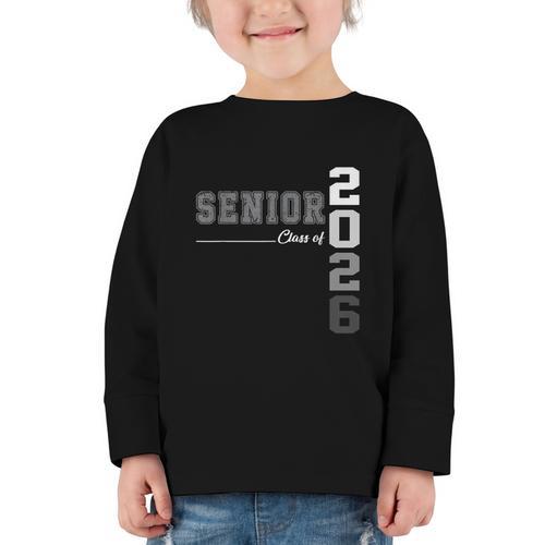 Senior Class Of 2026 Back To School Senior Graduation 2026 Graphic Toddler Long Sleeve Tee - Savourry