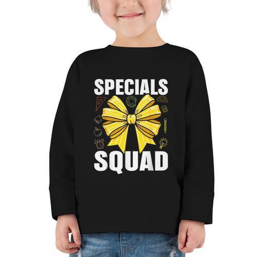 Specials Squad Tie Dye Back To School Women Appreciation Graphic Toddler Long Sleeve Tee - Savourry