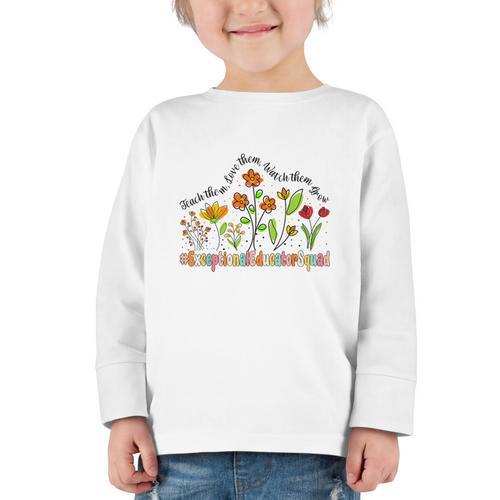 Exceptional Educator Squad Appreciation Week Back To School Graphic Toddler Long Sleeve Tee - Savourry