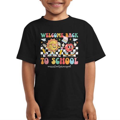 Back To School Assistant Principal First Day Of School Graphic Kid T-Shirt - Savourry