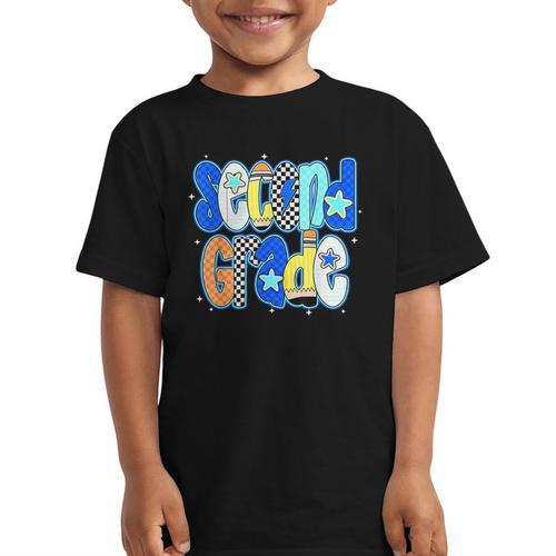 Back To School Hello Second Grade Team 2nd Grade Boy Girl Graphic Kid T-Shirt - Savourry