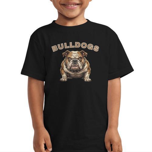 Bulldogs Back To School Spirit Graphic Kid T-Shirt - Savourry