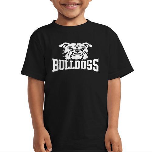 Bulldogs Mascot Back To School Team Spirit Graphic Kid T-Shirt - Savourry