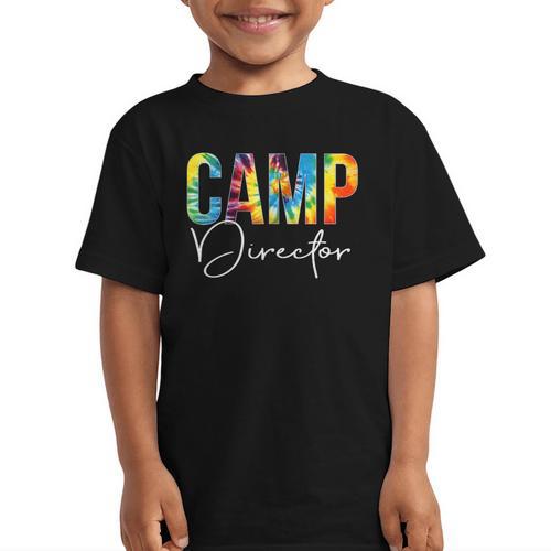 Camp Director Women Tie Dye Back To School Appreciation Day Graphic Kid T-Shirt - Savourry