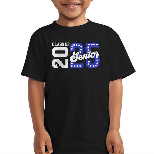 Class Of 2025 Senior 2025 Back To School Graduation Party Graphic Kid T-Shirt - Savourry