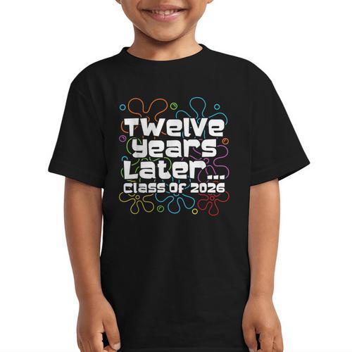 Class Of 2026 Senior Twelve Years Later Back To School Graphic Kid T-Shirt - Savourry