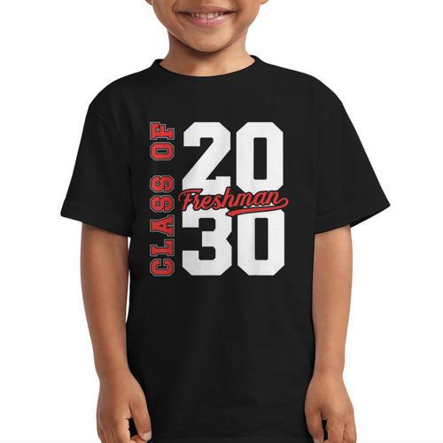 Class Of 2030 Freshman 2030 Back To School Graphic Kid T-Shirt - Savourry