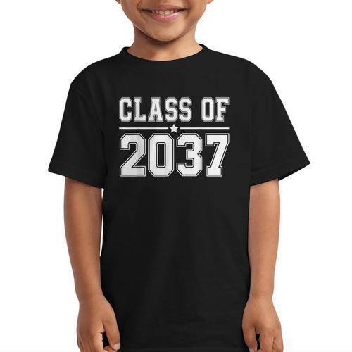 Class Of 2037 Grow With Me Back To School Kindergarten 2037 Graphic Kid T-Shirt - Savourry