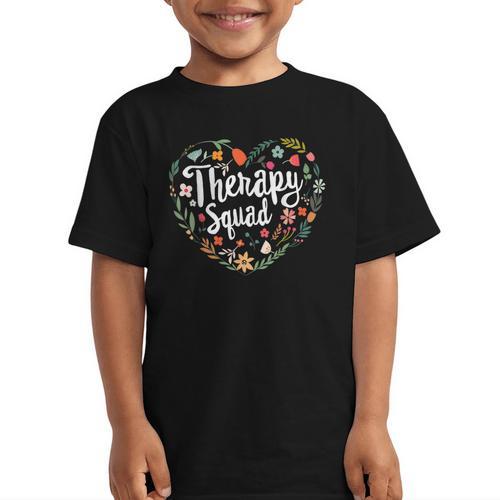 Cute Therapy Squad Physical Therapist Team Back To School Graphic Kid T-Shirt - Savourry