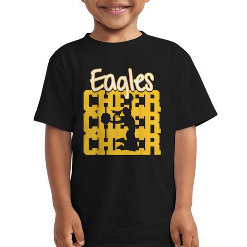 Eagles Cheer Back To School Cheerleading Spirit GY Graphic Kid T-Shirt - Savourry