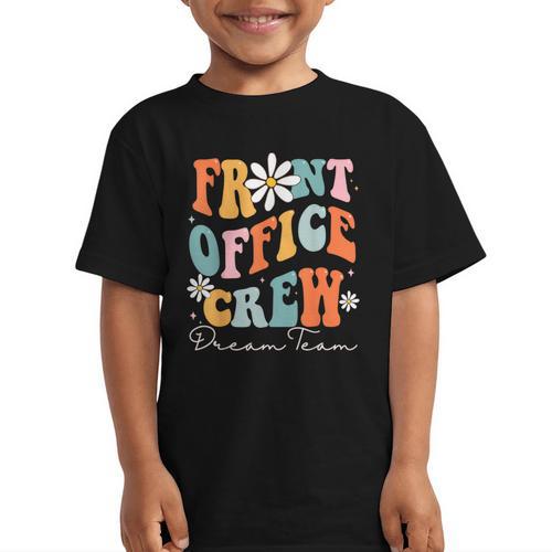 Front Office Dream Team School Secretary Cute Back To School Graphic Kid T-Shirt - Savourry