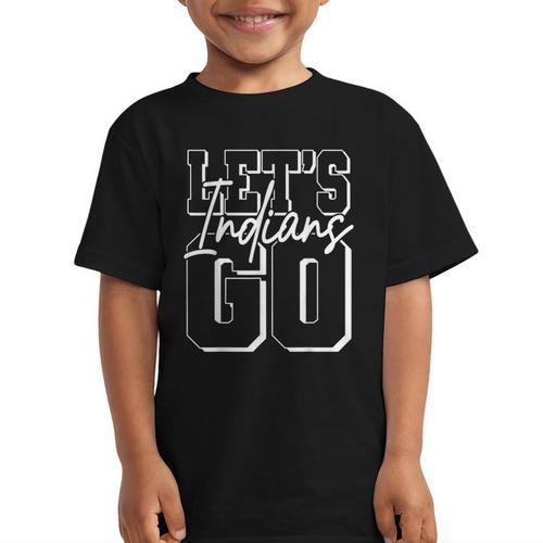 Go Indians Back To School Spirit Graphic Kid T-Shirt - Savourry
