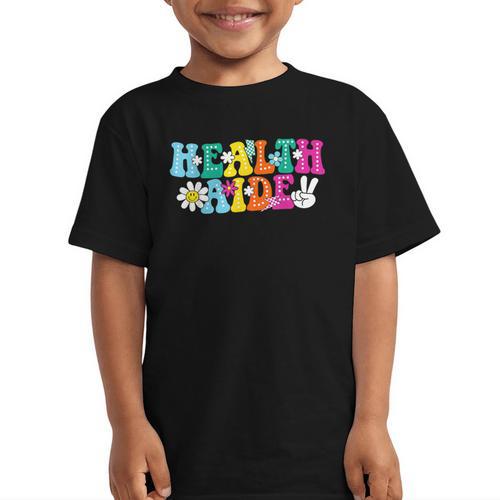 Health Aide Squad Admin Squad Back To School Graphic Kid T-Shirt - Savourry
