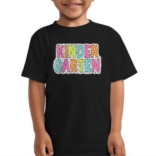 Kindergarten Dalmatian Dots Dream Team Back To School Graphic Kid T-Shirt - Savourry