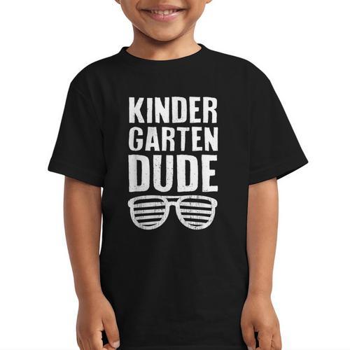 Kindergarten Dude First Day Back To School Boys Kids Graphic Kid T-Shirt - Savourry