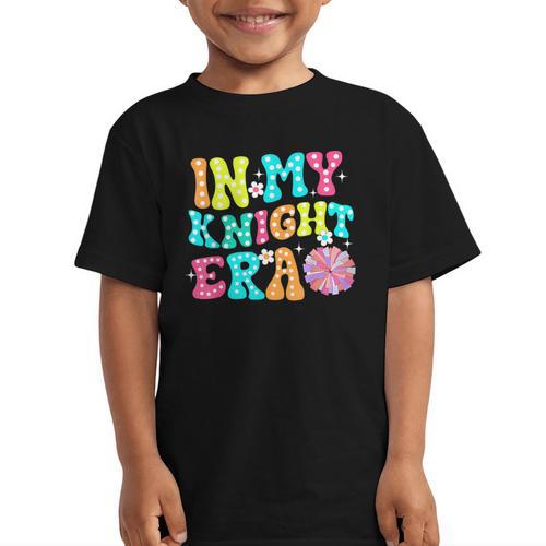 In My Knights Era Back To School Spirit Game Retro Groovy Graphic Kid T-Shirt - Savourry